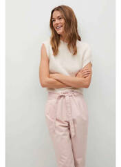 Pantalon chino rose MANGO pour femme seconde vue