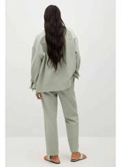 Pantalon droit vert MANGO pour femme seconde vue
