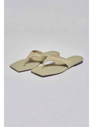 Sandales/nu pieds beige MANGO femme