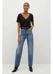 T-shirt noir MANGO pour femme seconde vue