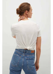 Top blanc MANGO pour femme seconde vue