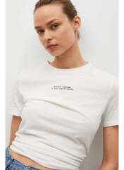 Top blanc MANGO pour femme seconde vue