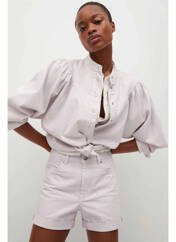 Short violet MANGO pour femme seconde vue