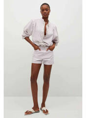 Short violet MANGO pour femme seconde vue