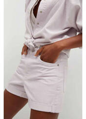 Short violet MANGO pour femme seconde vue