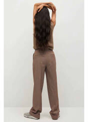 Pantalon droit marron MANGO pour femme seconde vue