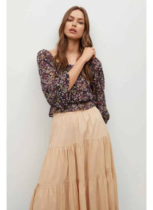 Chemisier noir MANGO femme