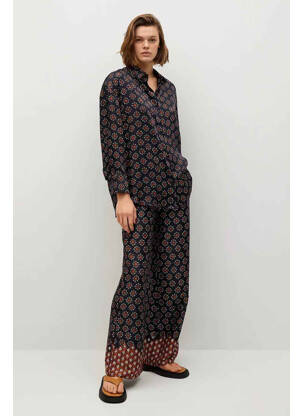 Pantalon flare noir MANGO femme