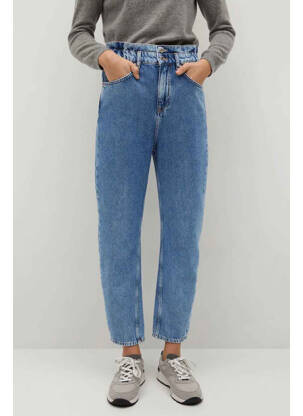 Jean coupe mom bleu MANGO femme