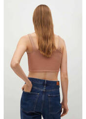 Débardeur marron MANGO pour femme seconde vue