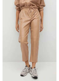 Jogging beige MANGO femme