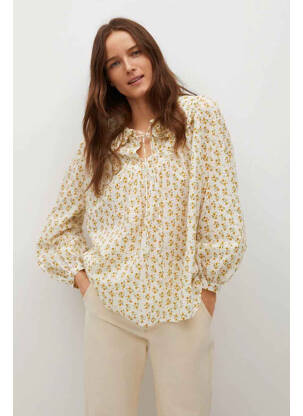 Blouse blanc MANGO femme