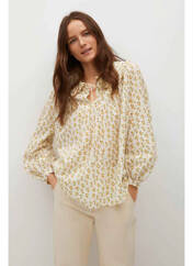 Blouse blanc MANGO pour femme seconde vue