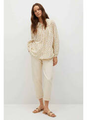 Blouse blanc MANGO pour femme seconde vue