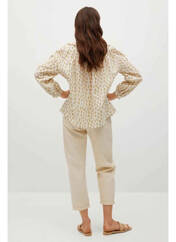 Blouse blanc MANGO pour femme seconde vue