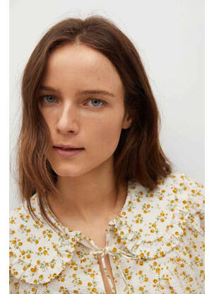 Blouse blanc MANGO femme