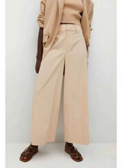 Pantalon droit beige MANGO pour femme seconde vue