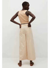 Pantalon droit beige MANGO pour femme seconde vue