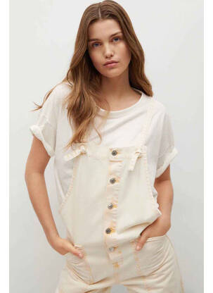 Salopette jaune MANGO pour femme