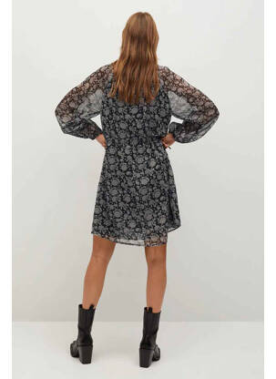 Robe courte noir MANGO femme