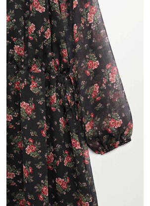 Robe courte rouge MANGO femme