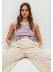 Débardeur violet MANGO pour femme seconde vue