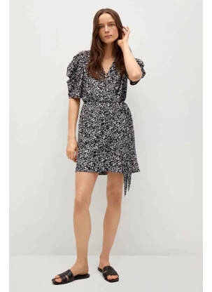 Robe courte noir MANGO femme