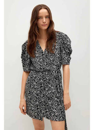 Robe courte noir MANGO femme