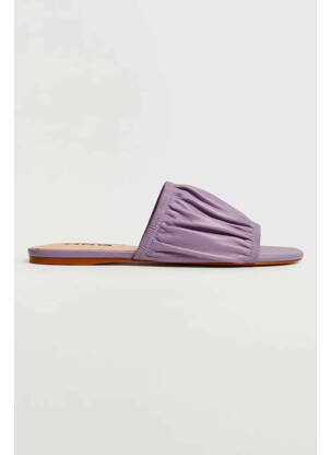 Sandales/nu pieds violet MANGO femme