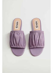 Sandales/Nu pieds violet MANGO pour femme seconde vue