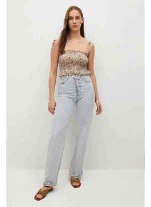 Top marron MANGO femme