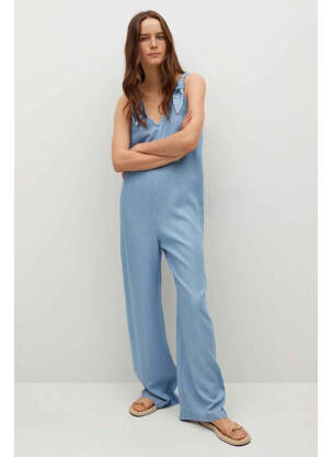 Combi-pantalon bleu MANGO femme