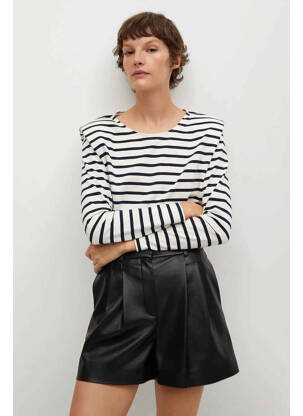 Bermuda noir MANGO pour femme