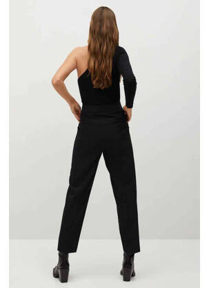 Pantalon droit noir MANGO femme