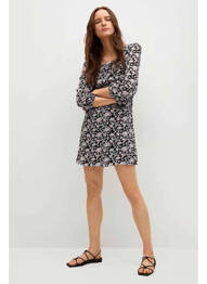 Robe courte noir MANGO femme