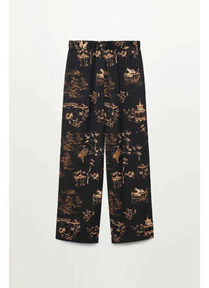 Pantalon droit noir MANGO femme