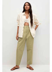 Pantalon chino beige MANGO pour femme seconde vue