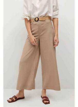 Pantalon 7/8 gris MANGO femme