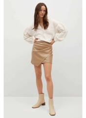 Gilet manches longues beige MANGO pour femme seconde vue