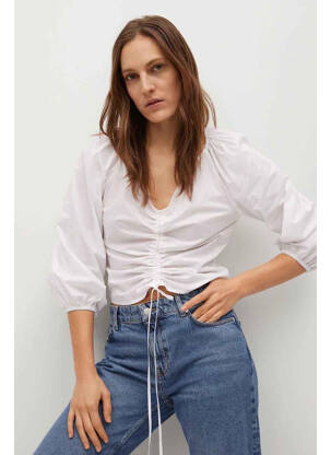 Chemisier blanc MANGO femme