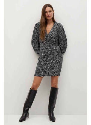 Robe courte noir MANGO femme
