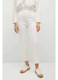 Pantalon 7/8 blanc MANGO femme