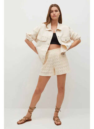 Short beige MANGO femme