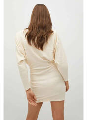 Robe courte beige MANGO pour femme seconde vue