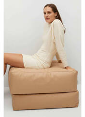 Robe courte beige MANGO pour femme seconde vue