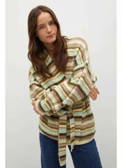 Gilet manches longues jaune MANGO pour femme seconde vue