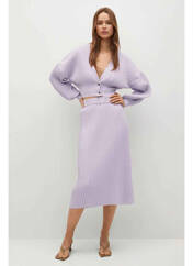 Gilet manches longues violet MANGO pour femme seconde vue