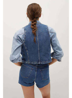 Short bleu MANGO femme