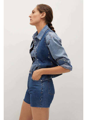 Short bleu MANGO femme
