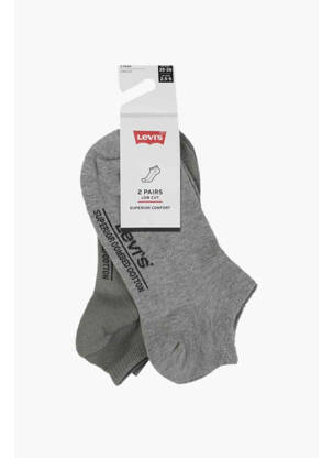 Chaussettes gris LEVIS homme